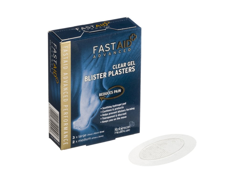 Fast Aid Advanced Blister tiritas de gel transparente, paquete de 5